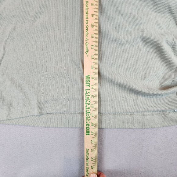 Athleta NEW Women's Presence Hoodie Light Green Stretch Breathable Sweatshirt Lg - Picture 10 of 11